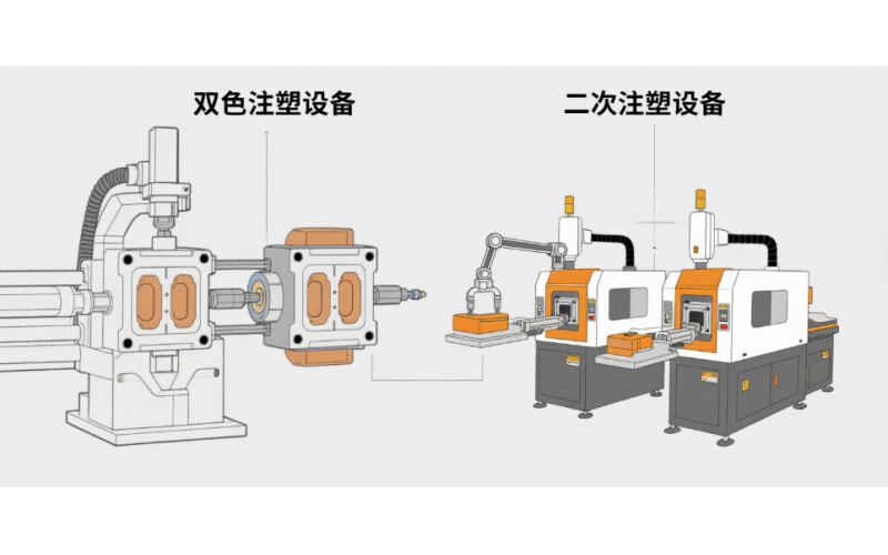 雙色注塑和二次注塑有什么區別